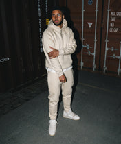 Athleisure Hoodie - Creme