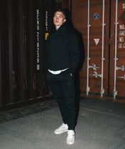 Athleisure Hoodie - Schwarz