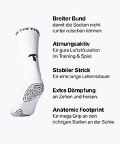 Fußball Grip Socks - Weiß