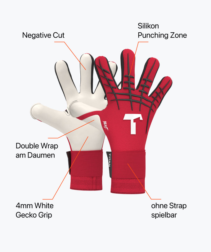 handschuhe größe 3 entspricht Red Beast 3.0