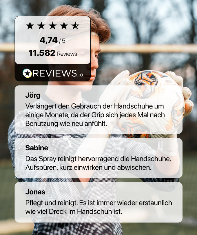 ein handschuh zu viel text T1TAN TURBOCLEAN Torwarthandschuh-Reiniger